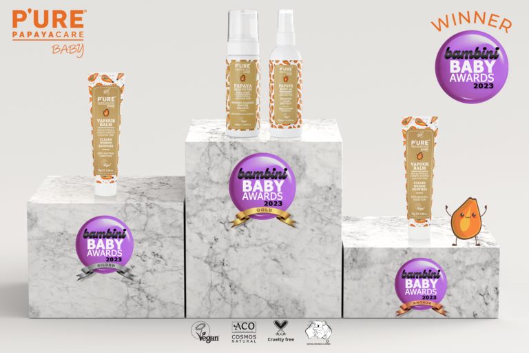P’URE Papayacare Wins Global Bambini Baby Awards P’URE Papayacare Wins Global Bambini Baby Awards